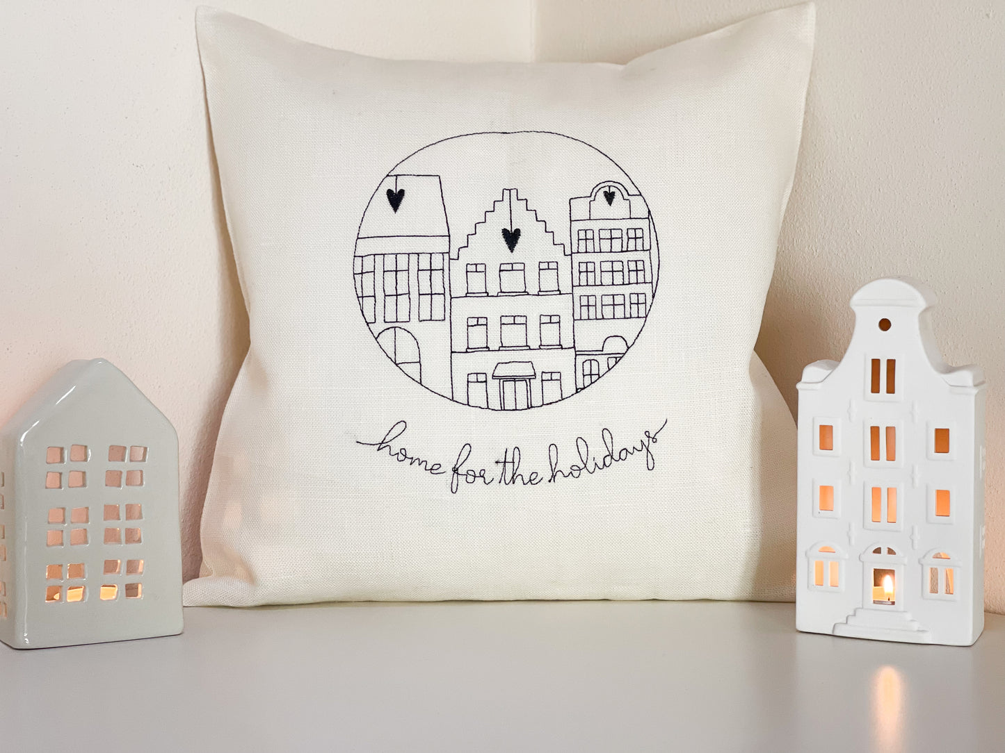 Federa Cuscino "Home for the Holidays"
