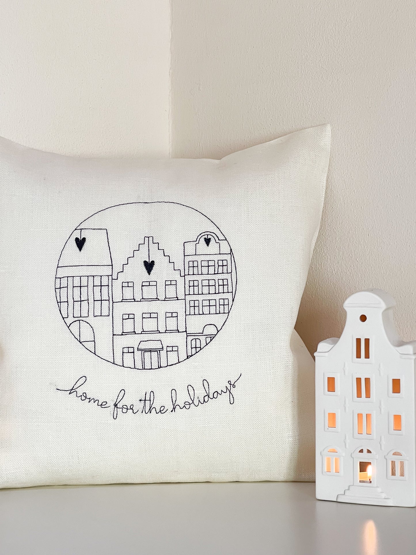 Federa Cuscino "Home for the Holidays"